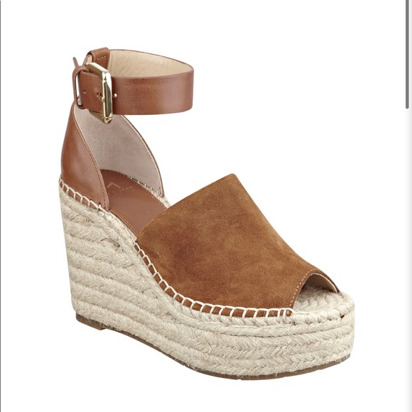 NWOT Marc Fisher Alida Espadrille Wedge Sandals 6 - Picture 1 of 6